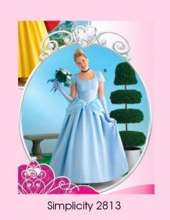 Cinderella Snow White Dress Simplicity Pattern 2813 Misses size 6 t 