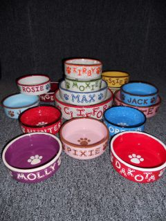 Personalized Ceramic Custom Pet Dog Cat Bowl Dish