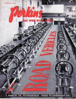 Perkins High Speed Diesel Engines Road Vehicle Original Sales Brochure 