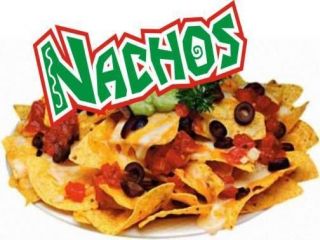 Concession Decal 10 Nachos Restaurant Food Catering