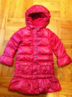   Parka Coat Down Fill Jacket NEW Baby/Toddler Girl Pink Hibiscus