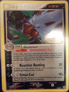 Pokemon Card Holo Shiftry #12/92 Legend Maker