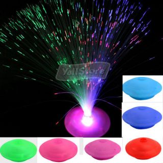 LED Optic Fiber Lamp Night Light Stand Colorful Xmas