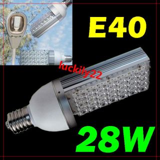 5pcs 28W White LED street Road light E40 Lamp Bulb 2700LM