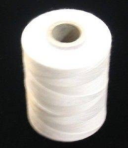   White Thread Spool Polyester Home Sewing Quilting Commercial strong