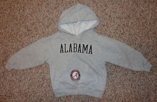 NCAA boys gray hoodie sweatshirt ALABAMA CRIMSON TIDE sz 3T