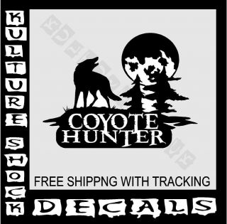 COYOTE, REAPER, Hunting ,Vinyl, Decal ,Truck, CAR, 436