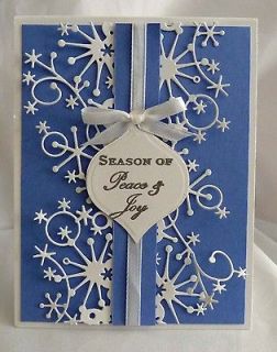 Stampin Up Season Of Joy & Peace Ornament Christmas Card