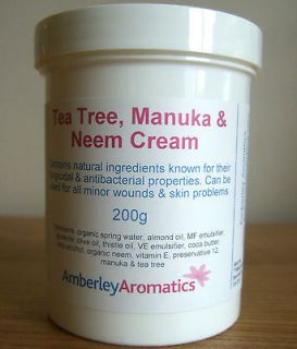   Tree Manuka & Neem Cream 200g   Pure & Natural Ingredients + FREE P&P