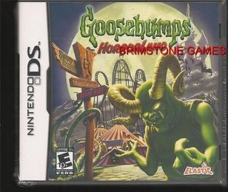 GOOSEBUMPS HORRORLAND (Nintendo DS Games) BRAND NEW & FACTORY SEALED