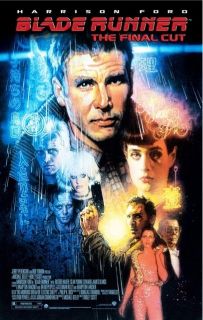 BLADE RUNNER Movie Poster Sci Fi Harrison Ford