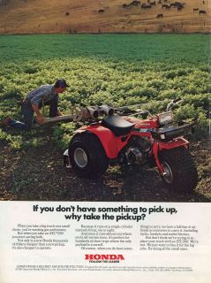 1981 Honda ATC200 Three Wheeler ATV Farmer Ad