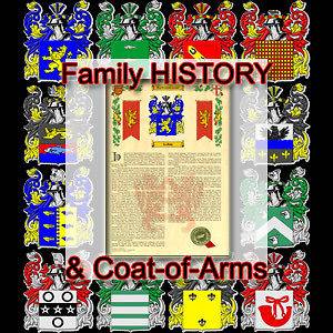 Armorial Name History   Coat of Arms   Family Crest 11x17 SANDLIN TO 
