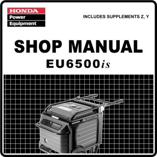 Honda EU6500is EU6500 Generator Service Repair Manual 61Z2500E4