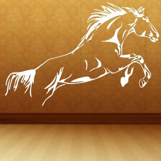 Horse Jumping Riding Kids Childrens Wall art Stickers Decal Vinyl Show