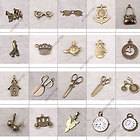 Vintage Antique Brass Home and Garden Jewelry Findings Charm & Pendant 