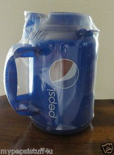 PEPSI 64 oz INSULATED THERMOS W/LID & STRAW NEW MUG COOLER CUP
