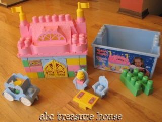 MEGA BLOKS Lego FAIRYTALE PALACE Princess Castle Girl Pink 50 pcs age 