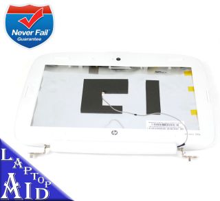 HP Mini 100E 619577 001 White Back Cover Front LCD Bezel Hinges Cables 