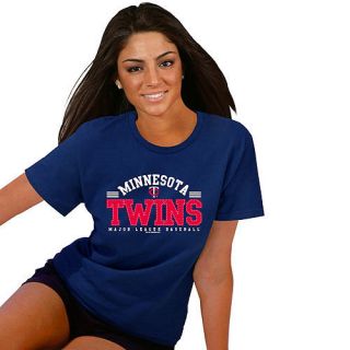   TWINS OFFICIAL WOMENS COTTON SOFT AS A GRAPE TEAM RALLY T SHIRT LARGE