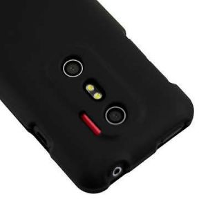 NEW SLIM BLACK HARD CASE COVER SKIN for HTC EVO 3D 3VO Sprint