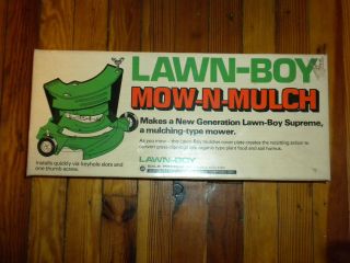 New Vintage Lawn Boy Mow N Mulch Cover Plate Part # 681905