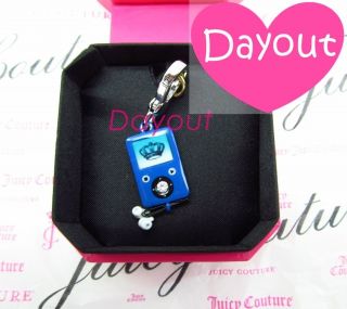   Blue Ipod  Player Silver Charm for Bracelet YJRU5391 + pink box