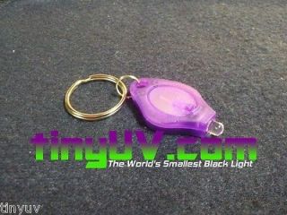 Portable UV Black Light Keychain ~ Identify Vaseline/Urani​um Glass