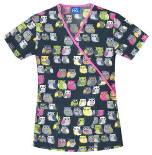 Scrubs Cherokee Print Top Owl Be There 4826C OWBE Buy 3 Ship $6