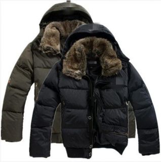 New 2 Colors Mens Ski Down jacket Outdoor Winter Hoodie Coat Size：M 