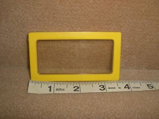 Vintage Barbie Doll A Frame Dream House Parts 1 Yellow WINDOW 3 1/2 x 