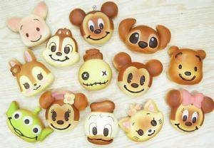 Disney Cheshire Cat Mickey Minnie Mouse Pooh Bear Bunny Squishy Buns 