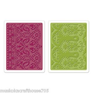 Sizzix Textured Impressions Embossing Folders 2PK Moroccan Daydreams 