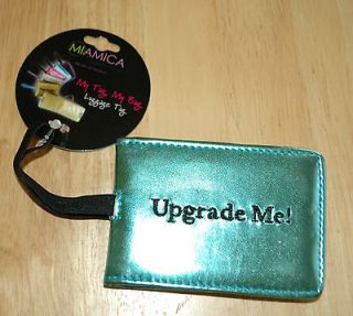   Luggage Tag, Blue Upgrade Me Identify your bag in an instant