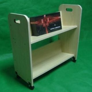 Wood Book Cart Library Cart Pew Cart 10969