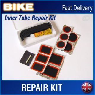   Bicycle Bike Cycle Puncture Repair Kit Patch Tyre Inner Tube Lever