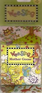 Wee Sing Mother Goose NEW package Book & 1 hour CD by Pamela 