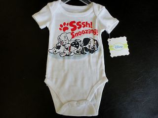 NEW Disney 101 Dalmations Baby Onsie Costume Onesie 3 6 Months Sssh 
