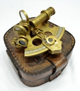 Buy Antique Brass Marine Nautical Sextant Replica, Celestial 