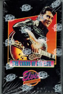 THE ELVIS PRESLEY COLLECTION SERIES I UNOPENED CARD BOX WITH 36 PACKS