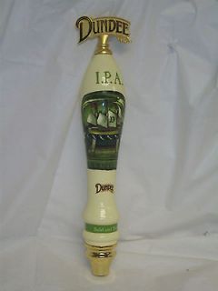 NEW J W Dundee Porcelain I.P.A. Beer Tap Handle Ship In Bottle Image 