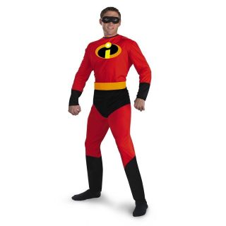 MR INCREDIBLE The Incredibles Disney Adult Costume Size 42 46 Disguise 
