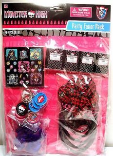   Monster High Party Supplies Birthday Party Favor Pack 48 pieces NEW