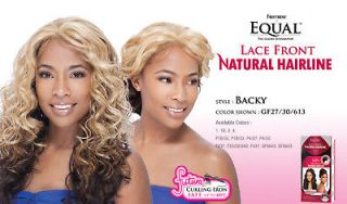 BACKY EQUAL FREE TRESS LACE FRONT WIG NATURAL HAIR LINE