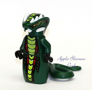 FREE SHIP Lego Ninjago ACIDICUS MINIFIG  Green Snake General 