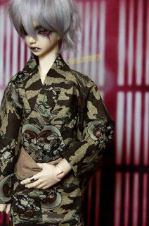 bjd sd13 boy ball jointed doll Japanese Thunder God Kimono Outfit 