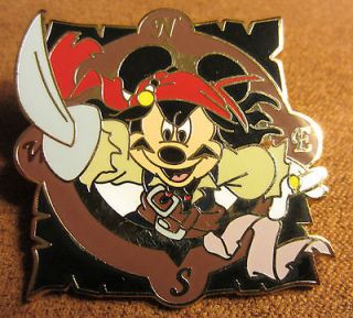 Disney Mystery Box Pin PIRATES Caribbean MIckey as Jack Sparrow in 