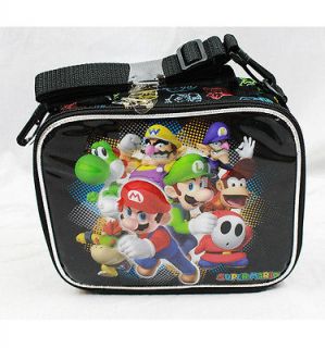 Licensed Super Mario Bros. BLACK Insulated Lunch Bag