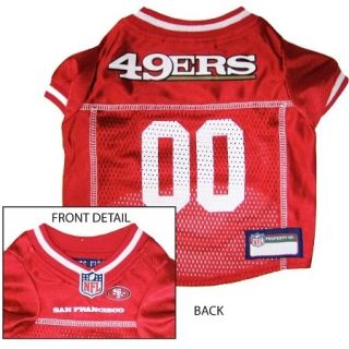   49ers Officially Licensed NFL Dog Jersey in 4 sizes for Small Dogs