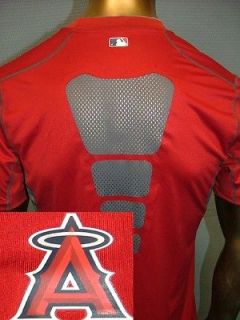 55 NIKE PRO COMBAT DRI FIT Los Angeles Angels COMPRESSION SHIRT 